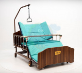 MET REMEKS XL Механическая медицинская кровать для ухода за лежачими больными с переворотом и туалетом, ложе 120 см